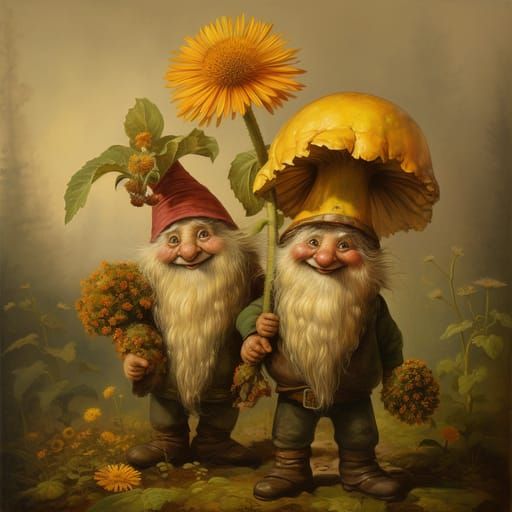 Jack and Jones The Sunflower Gnomes