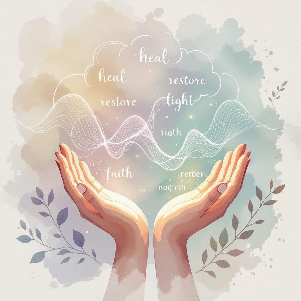 Cover Concept Prompt for Designer

Title: The Frequency of Hope

Color Palette: Use soft, misty pastels — pale gold, dusty rose, soft lavend...