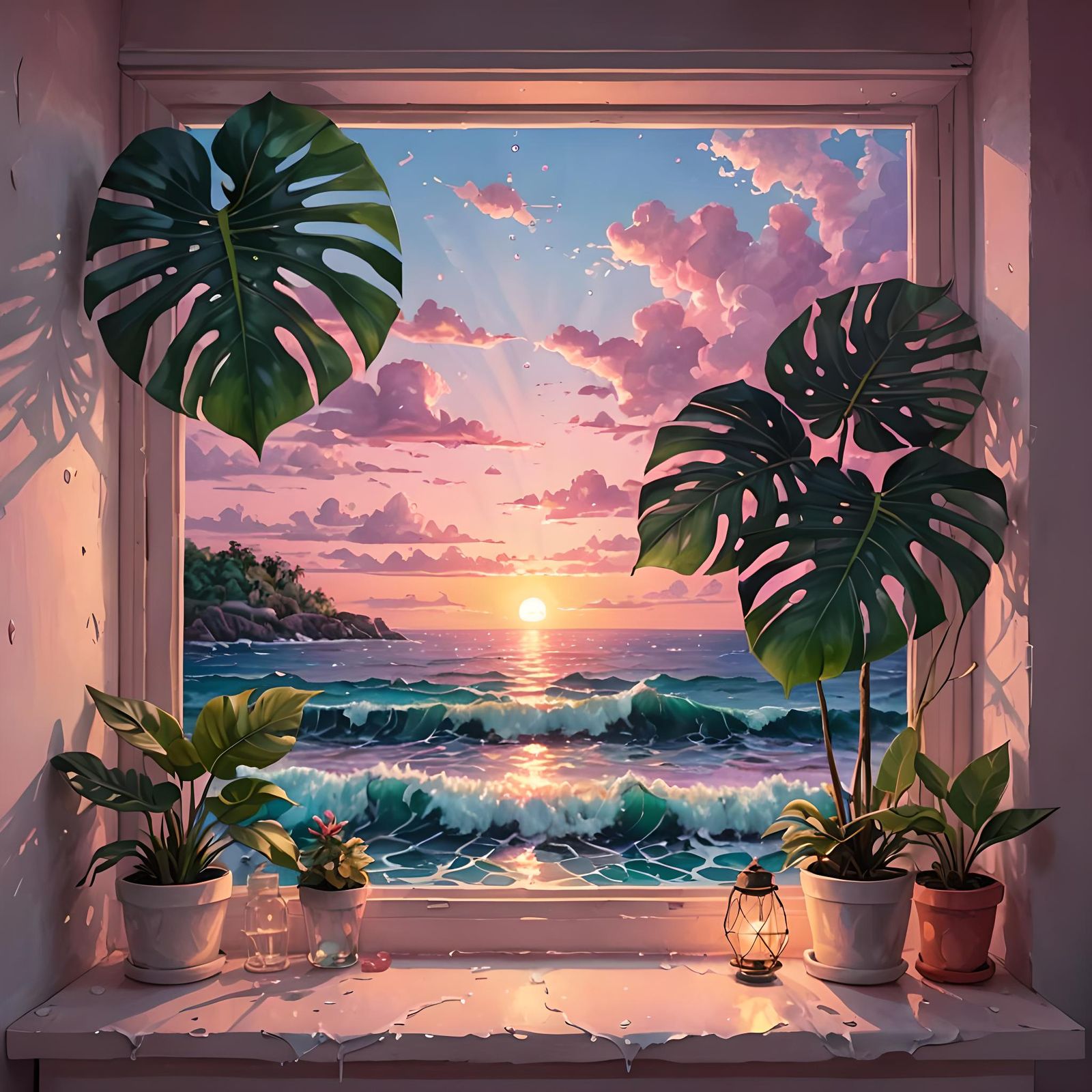 Vacation Window  by @Pau Poe