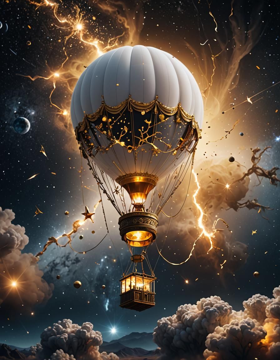 "White Storm" Big Hot Air Ballon   by @Mishu77