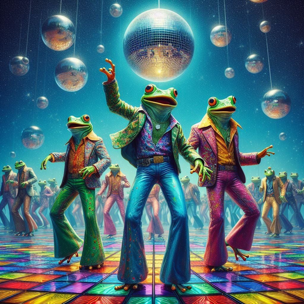 Disco Frogs