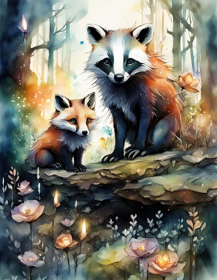 Forest Friends   by @Roswarcus