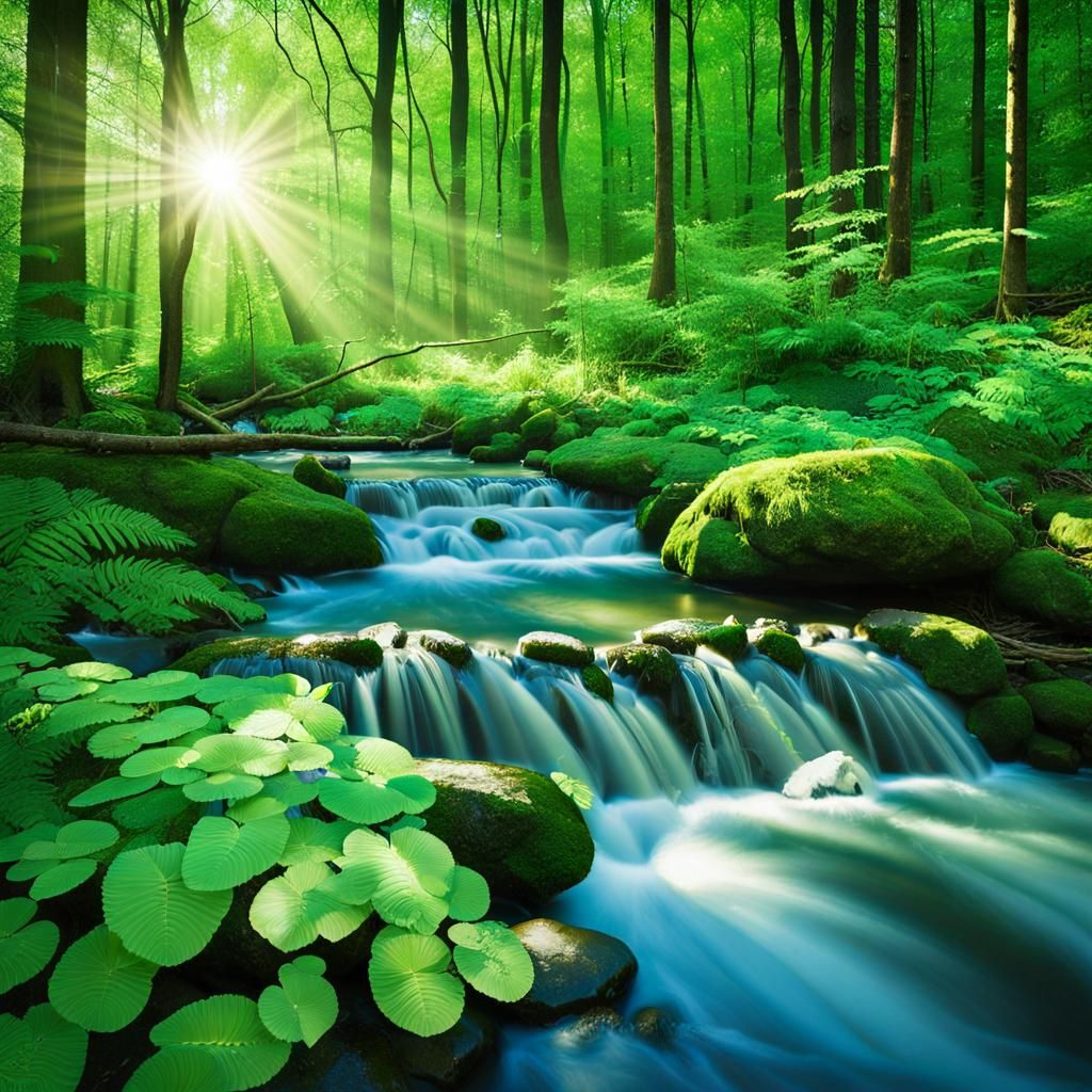 Water in landscape