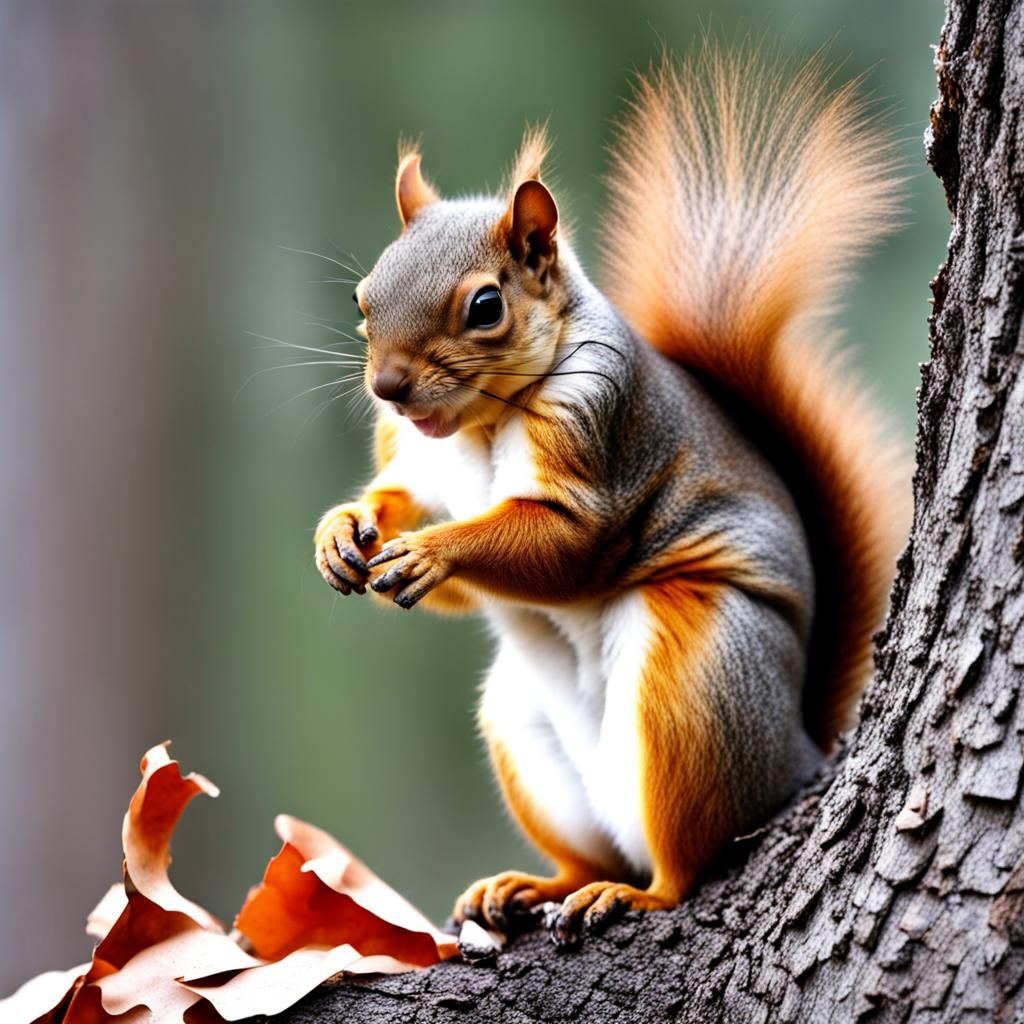 Squirrel - AI Generated Artwork - NightCafe Creator