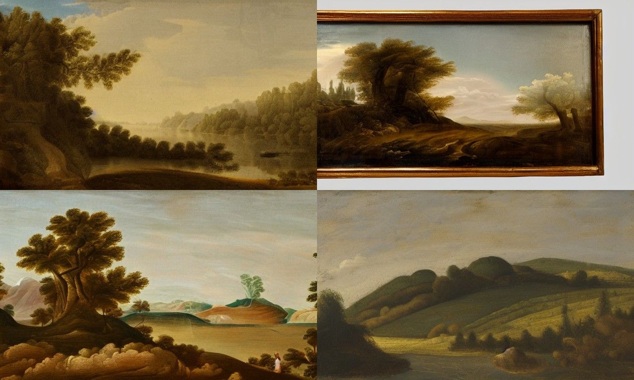 Landscape in the style of Plasticien