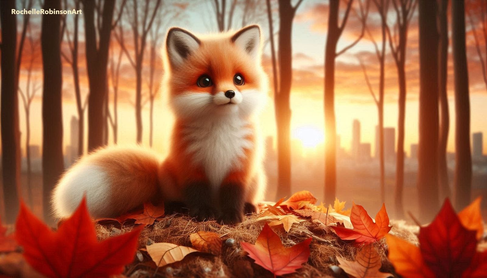 🐾🍂🌲🌇🌃🦊
