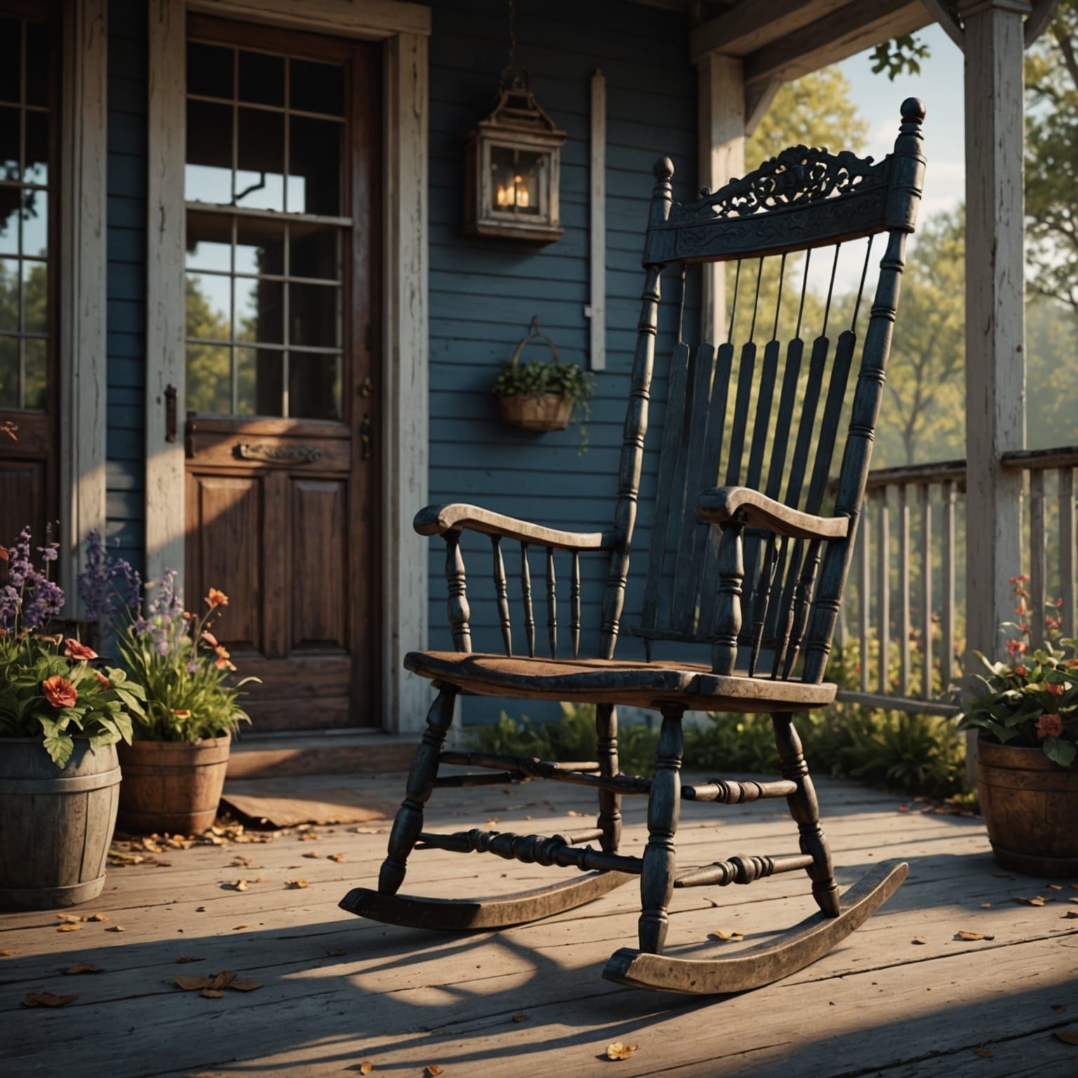 Old Rocking Chair  by @Chloe