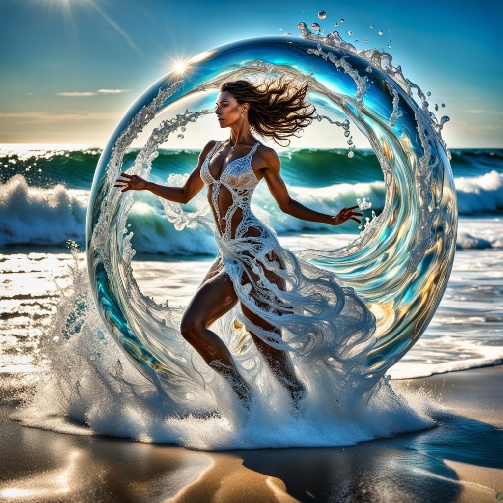 Water Bender  by @Crysalida