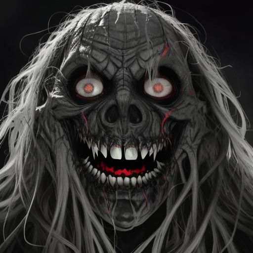 Literally Truly scary Extremely horrifying truly creepy pure evil horrifying hateful monster and absolutely grotesque absolutely creepy scre...