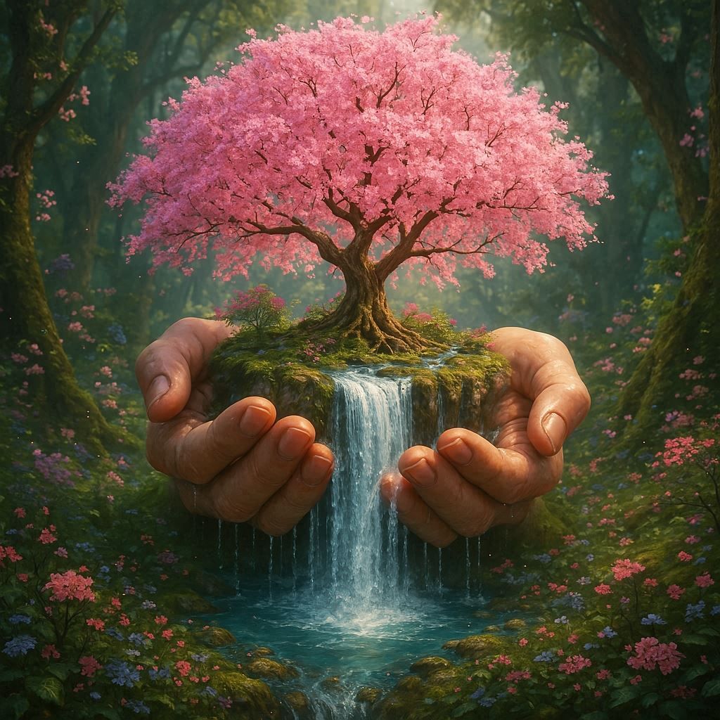 In the palm of my hands