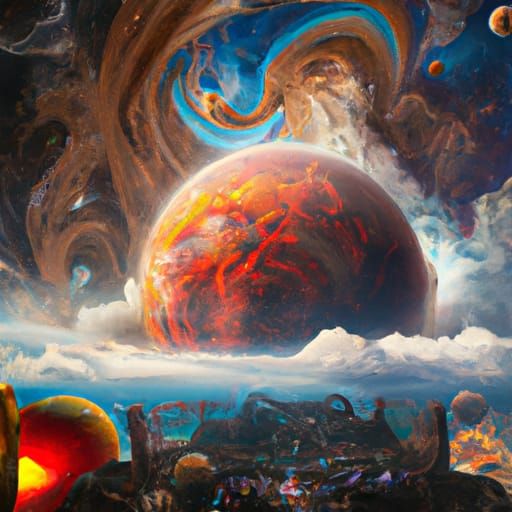 God created the universe and Big bang soon follow