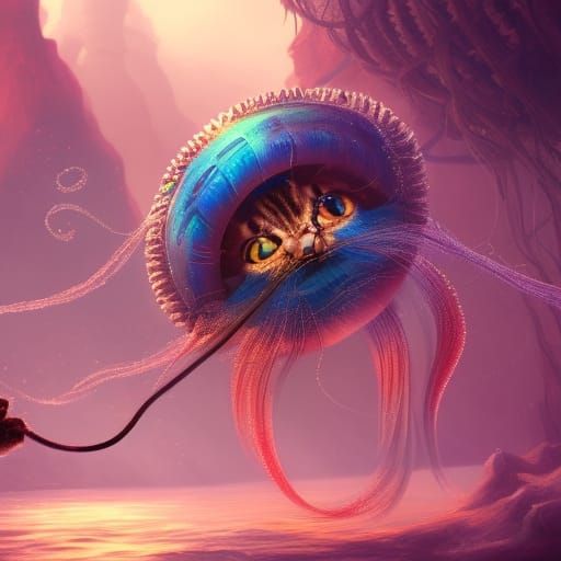 cat+jellyfish