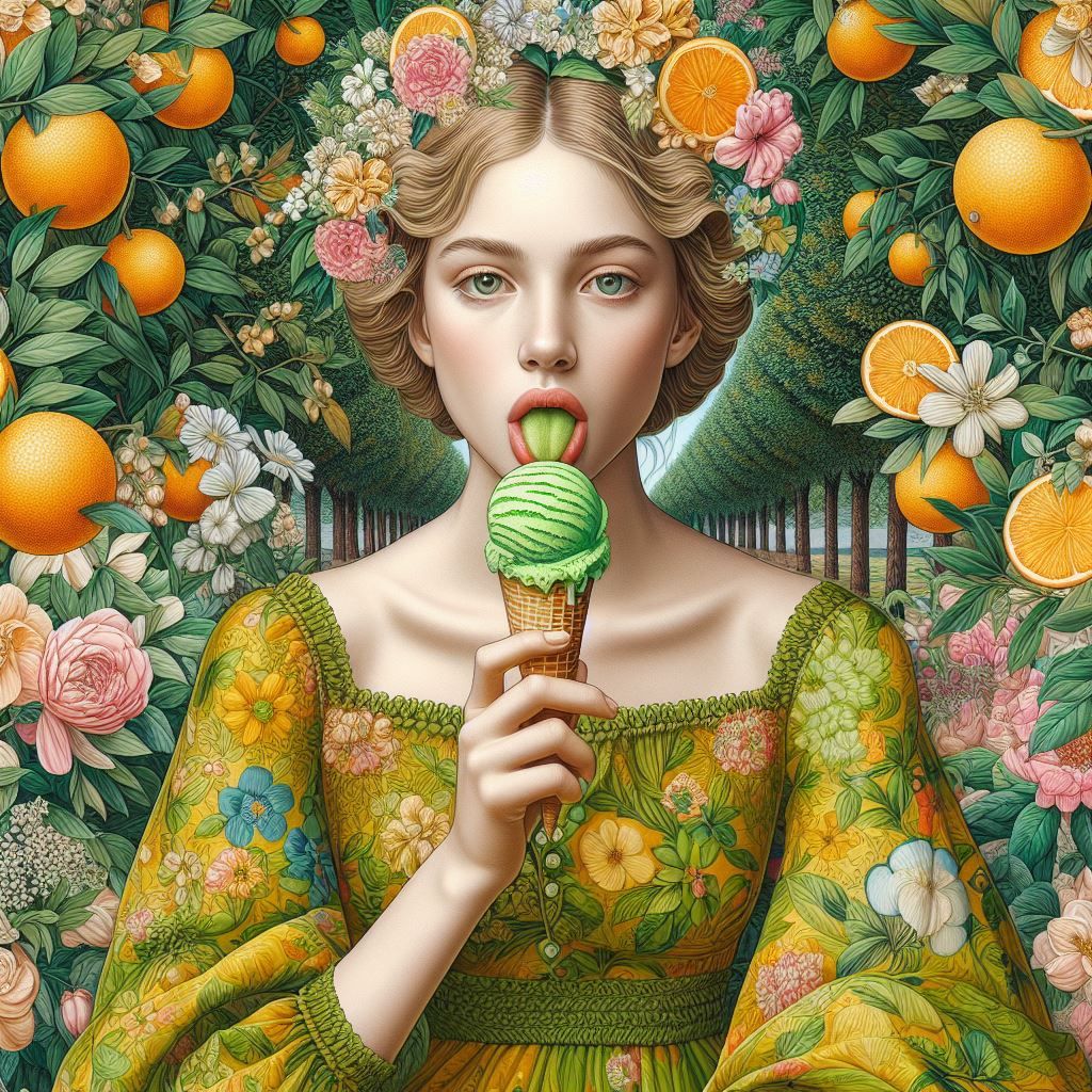 Pistachio ice cream