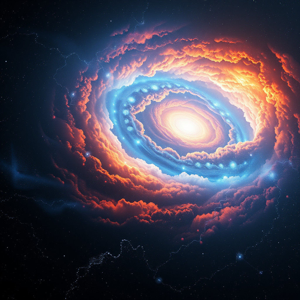 Vibrant Galaxy Concept Art in Unreal Engine 5