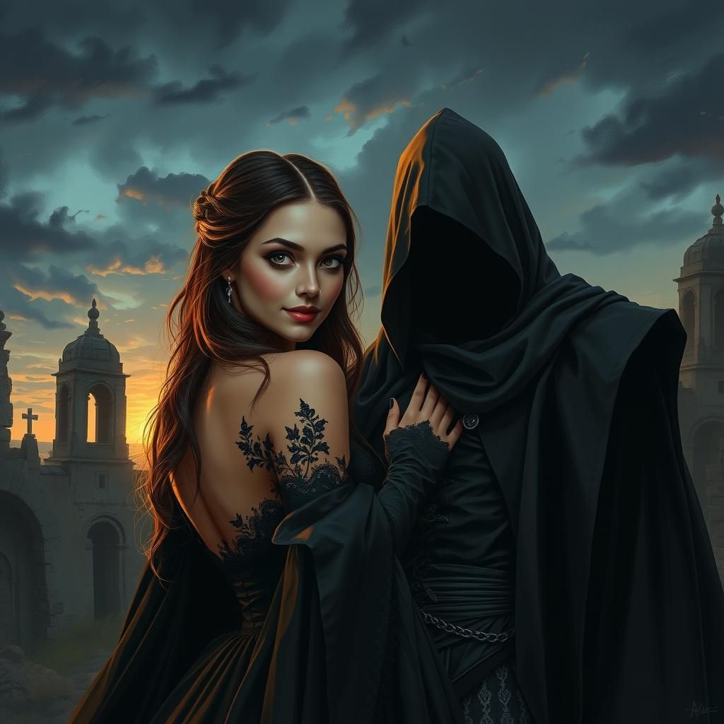 He saw the darkness in her beauty, she saw the beauty in his...