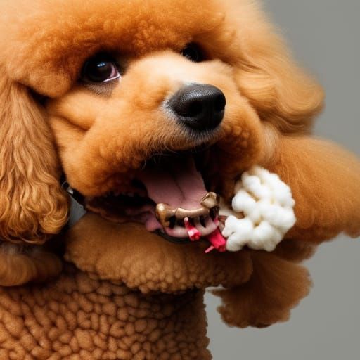 Xi Jinping eating poodle