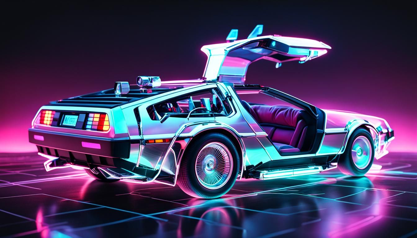 DeLorean DMC-12 !!! - AI Generated Artwork - NightCafe Creator