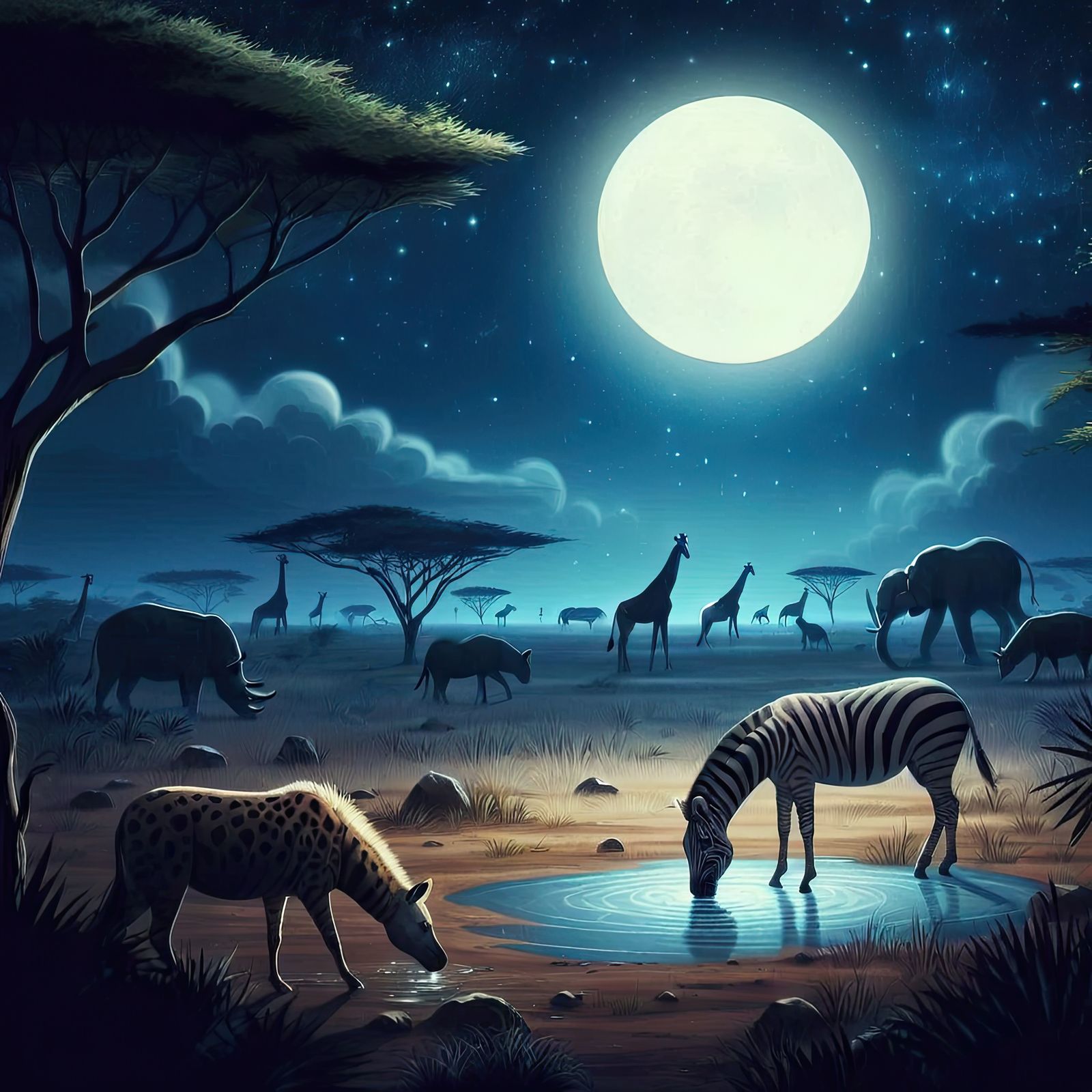 African night sky
