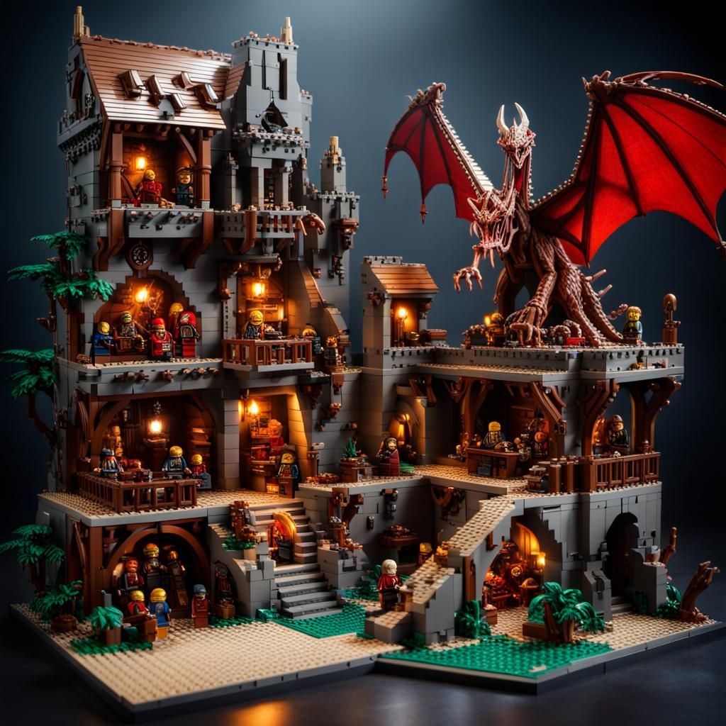 Dungeons and dragons lego