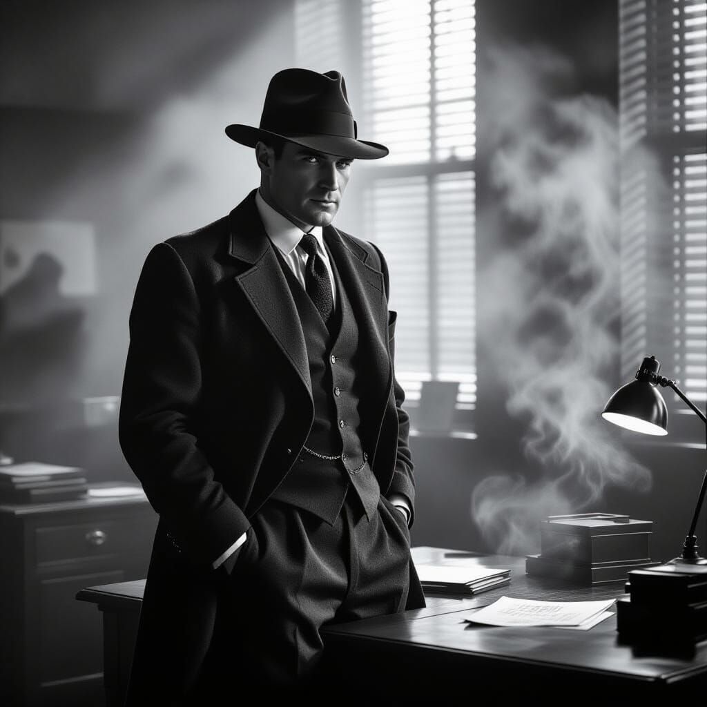 Scene from vintage movie  by @Virginia Allain