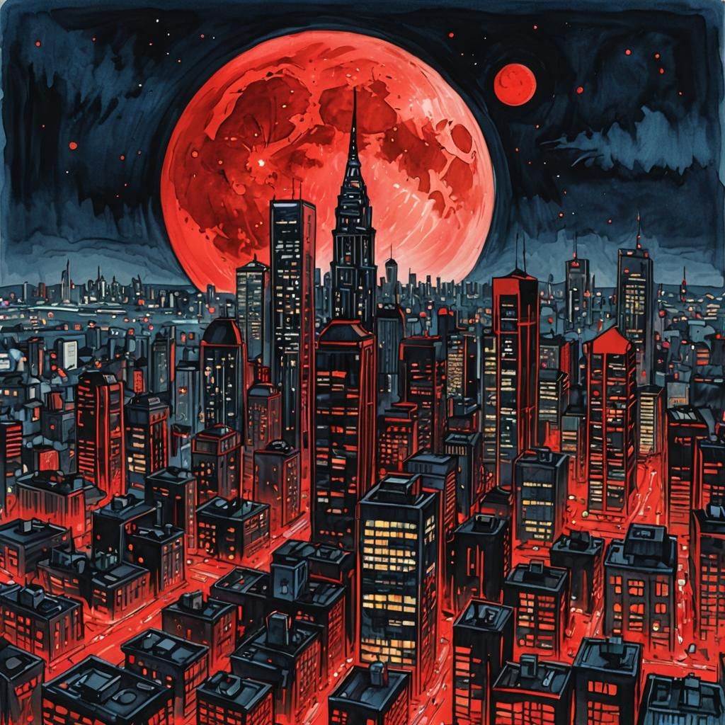 Red moon