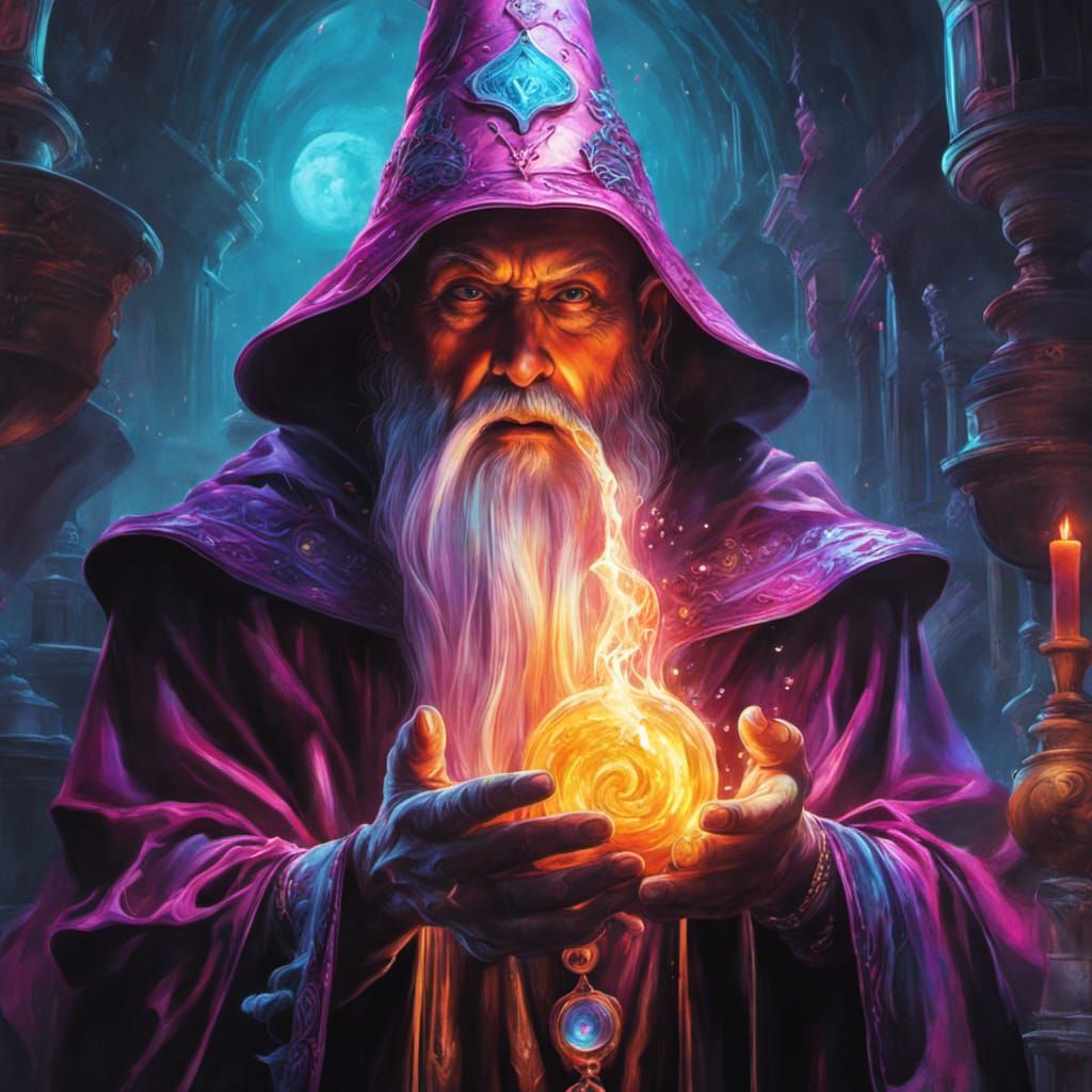 Wizard of Wisdom - AI Generated Artwork - NightCafe Creator