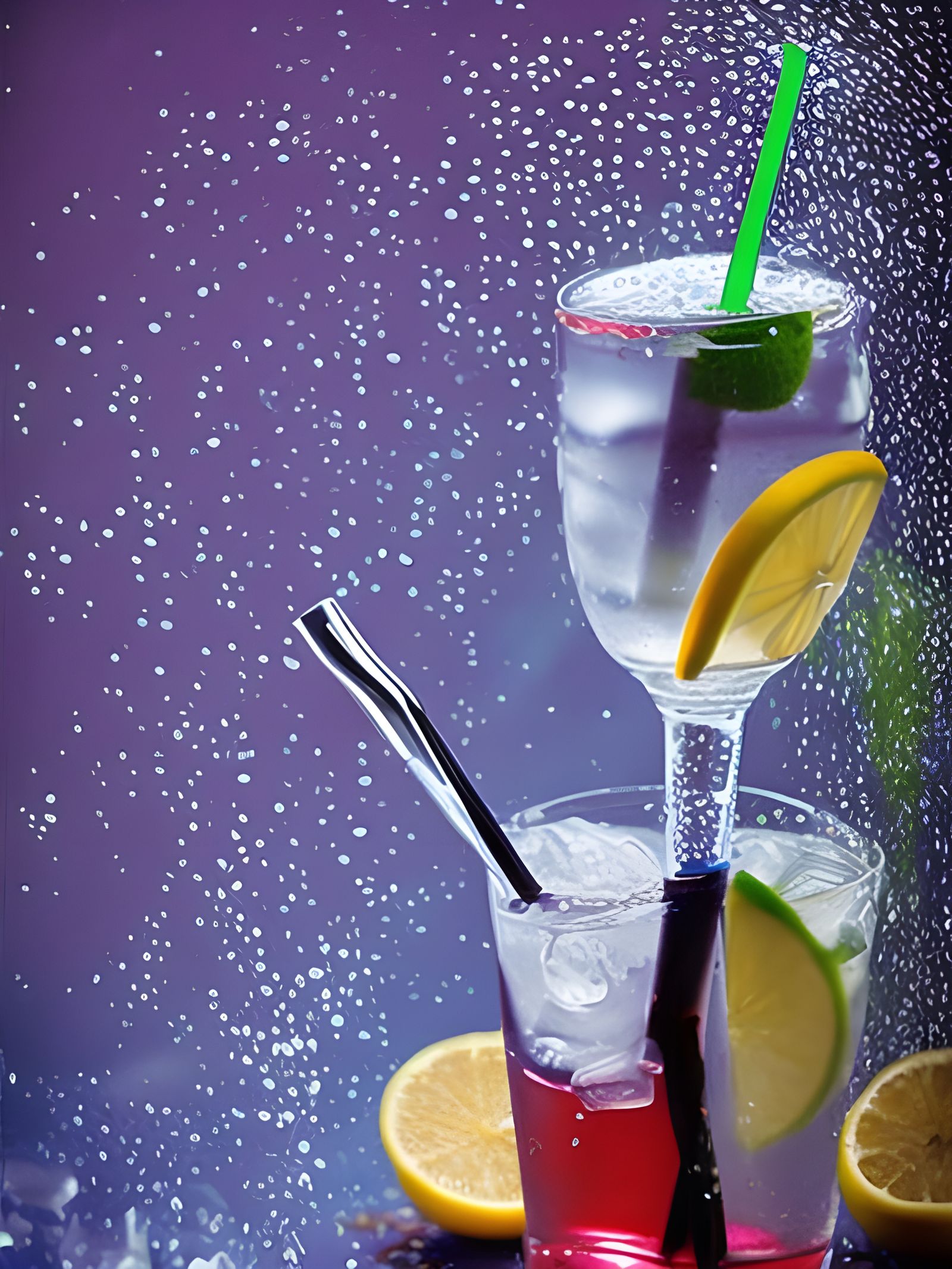 Strange Beverage... AI Generated Artwork NightCafe Creator