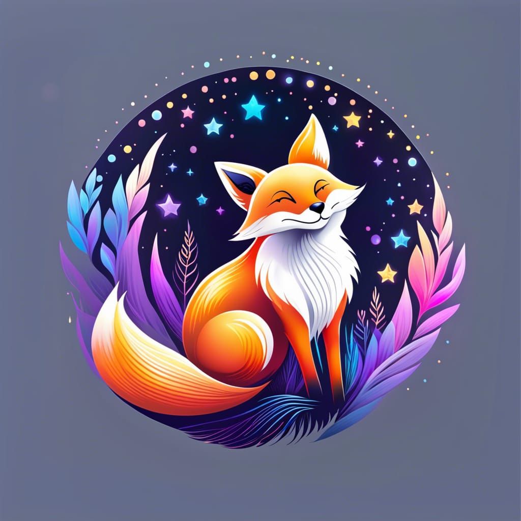 Magical fox - AI Generated Artwork - NightCafe Creator