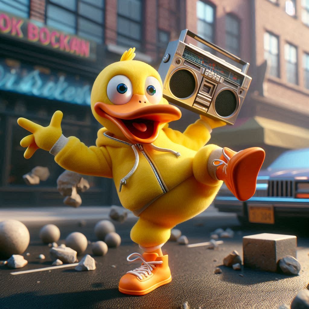 Breakdance ducky