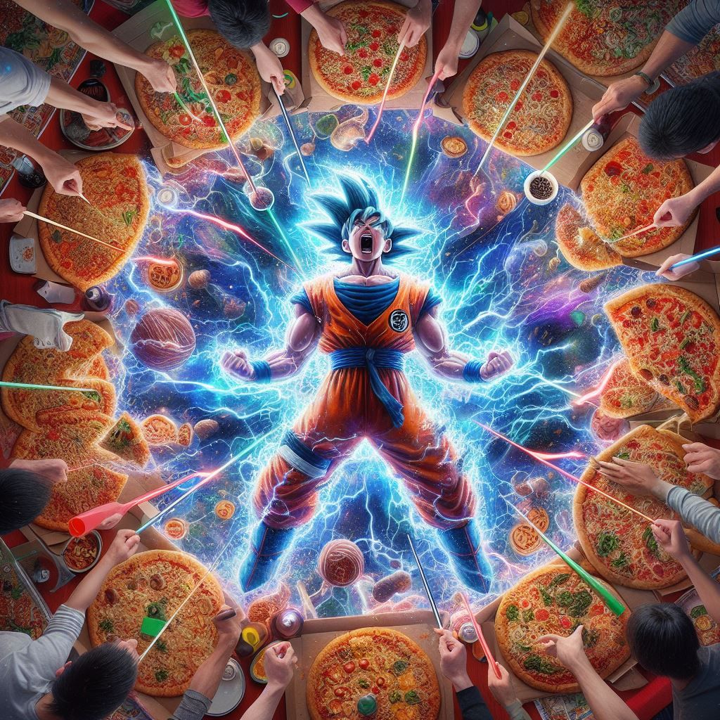 Goku Powered Pizzas