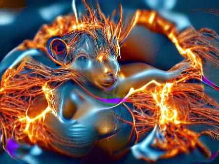She's transforming into her true nature