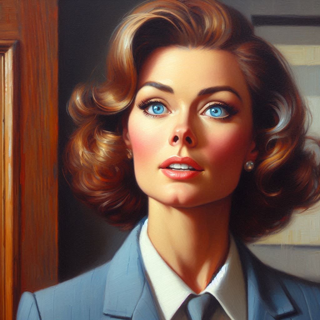 She made "intrigued" look great.