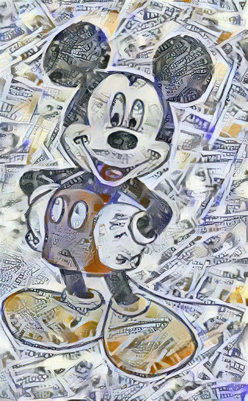 Mickey Mouse money cash cow