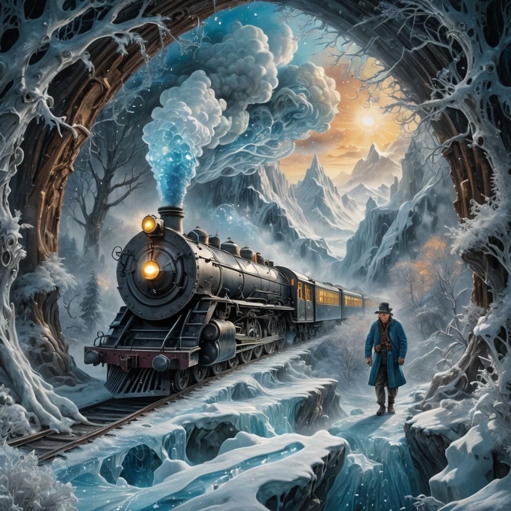 The Polar Express Arriving Home