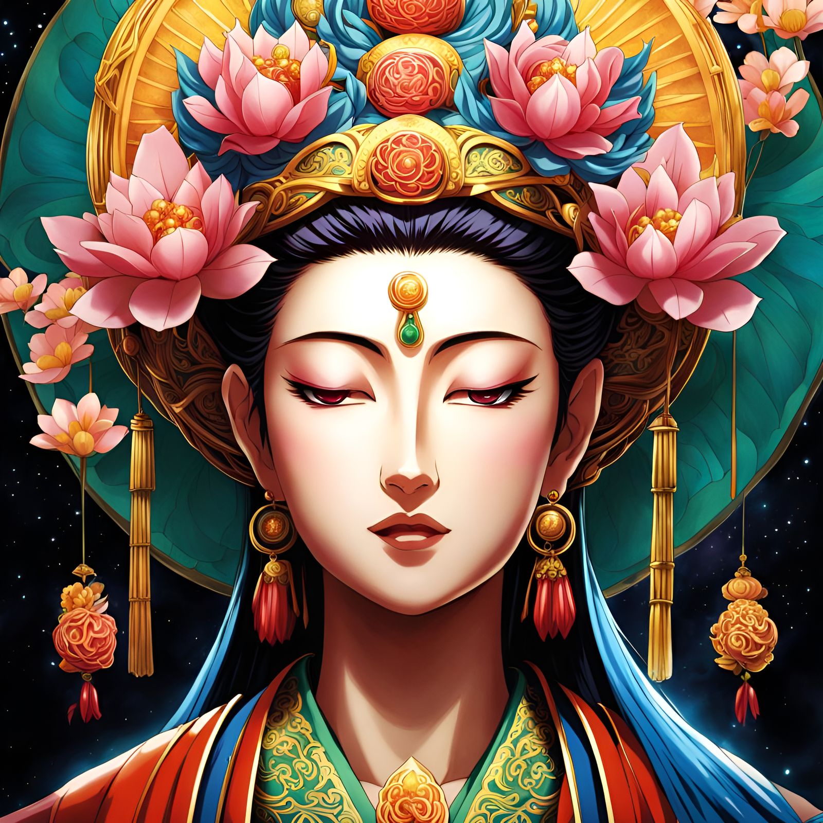 kuan yin AI Generated Artwork NightCafe Creator