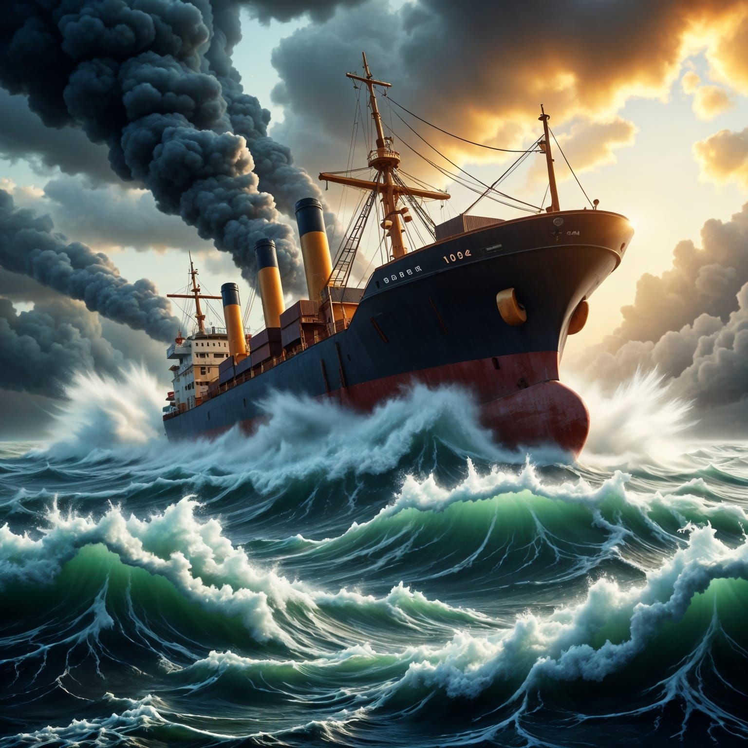 Storm At Sea  by @paulie