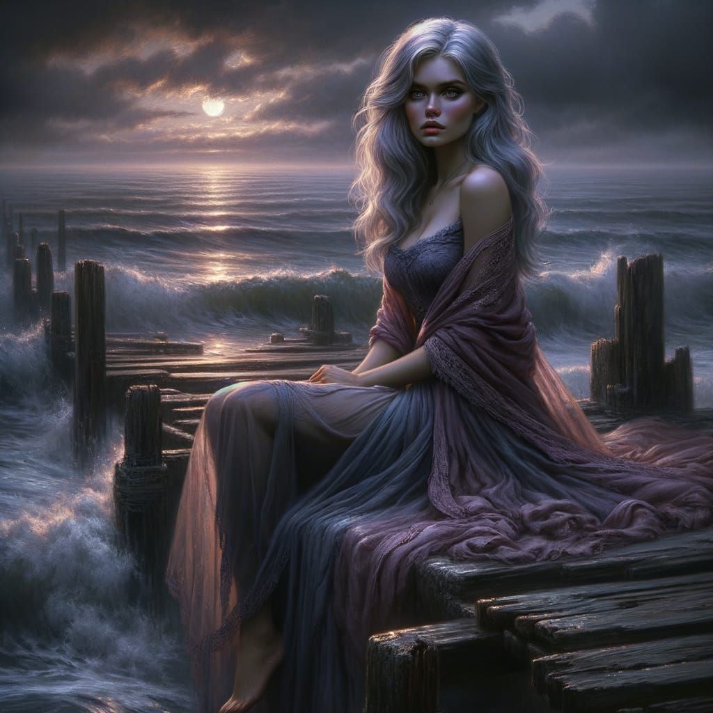 She waited all day  by @JSCA