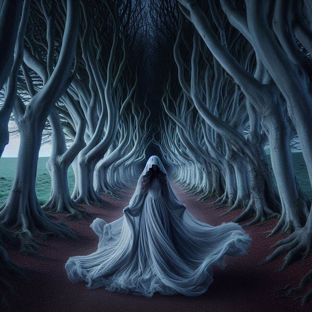 Dark Hedges: Grey Lady