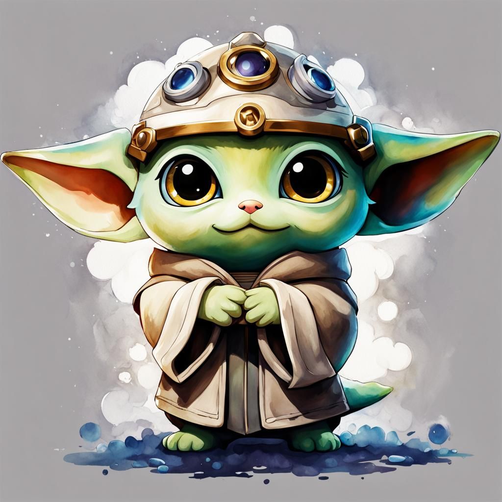 Grogu Chibi - Ai Generated Artwork - Nightcafe Creator