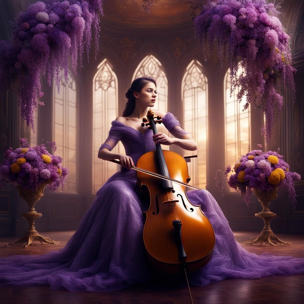 Princess Eliza and her cello