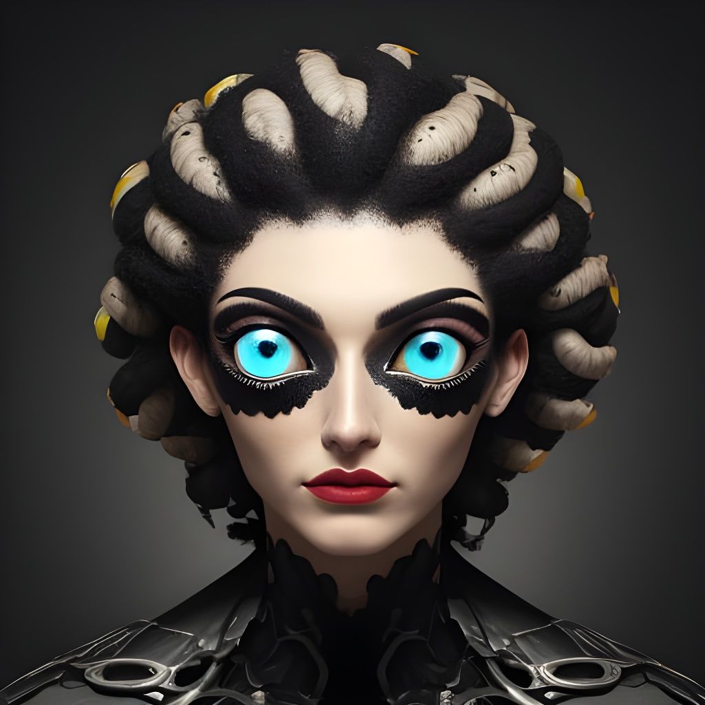 Surreal Eye and Brain Composition