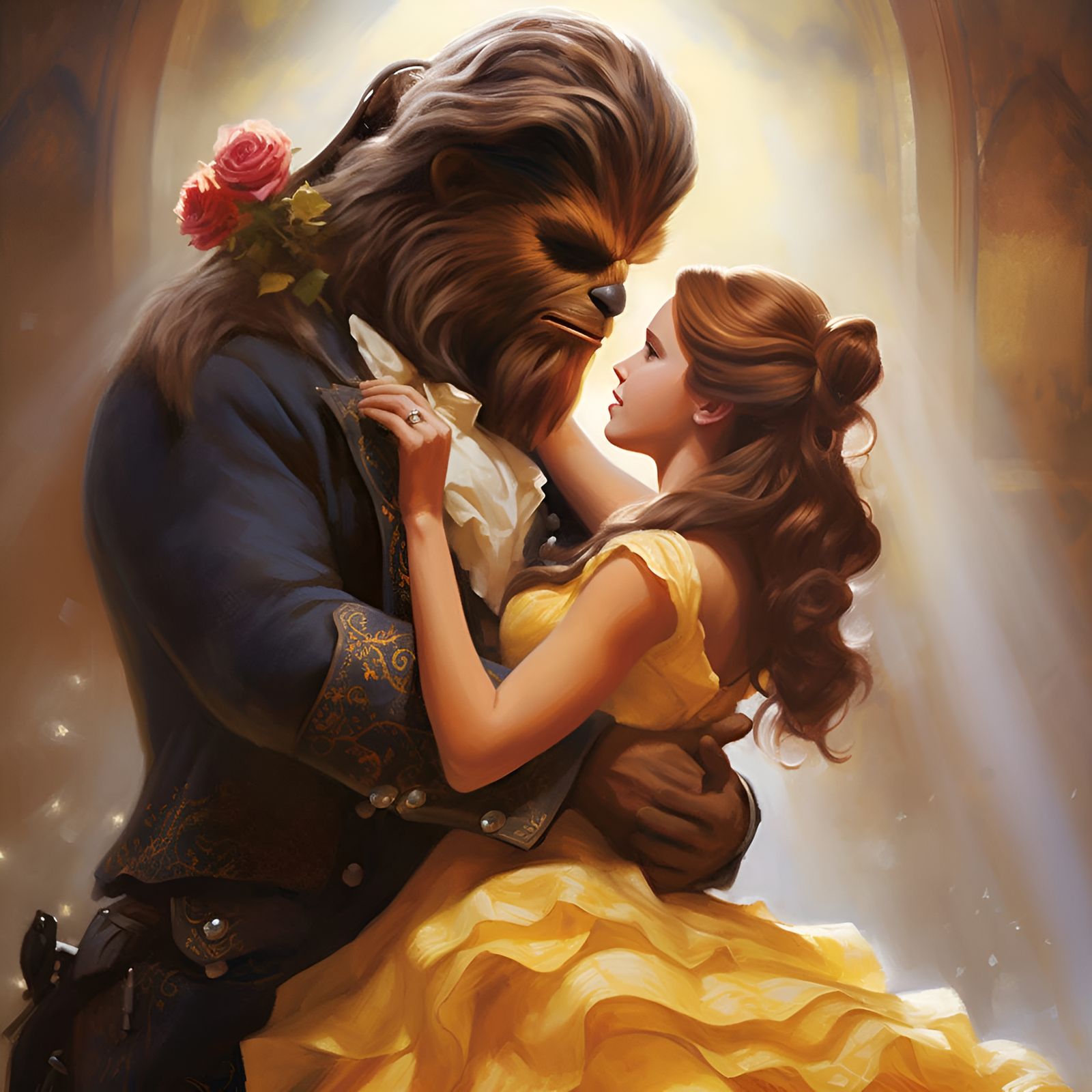 Beauty and the Bacca: "You dressed up just for me?"