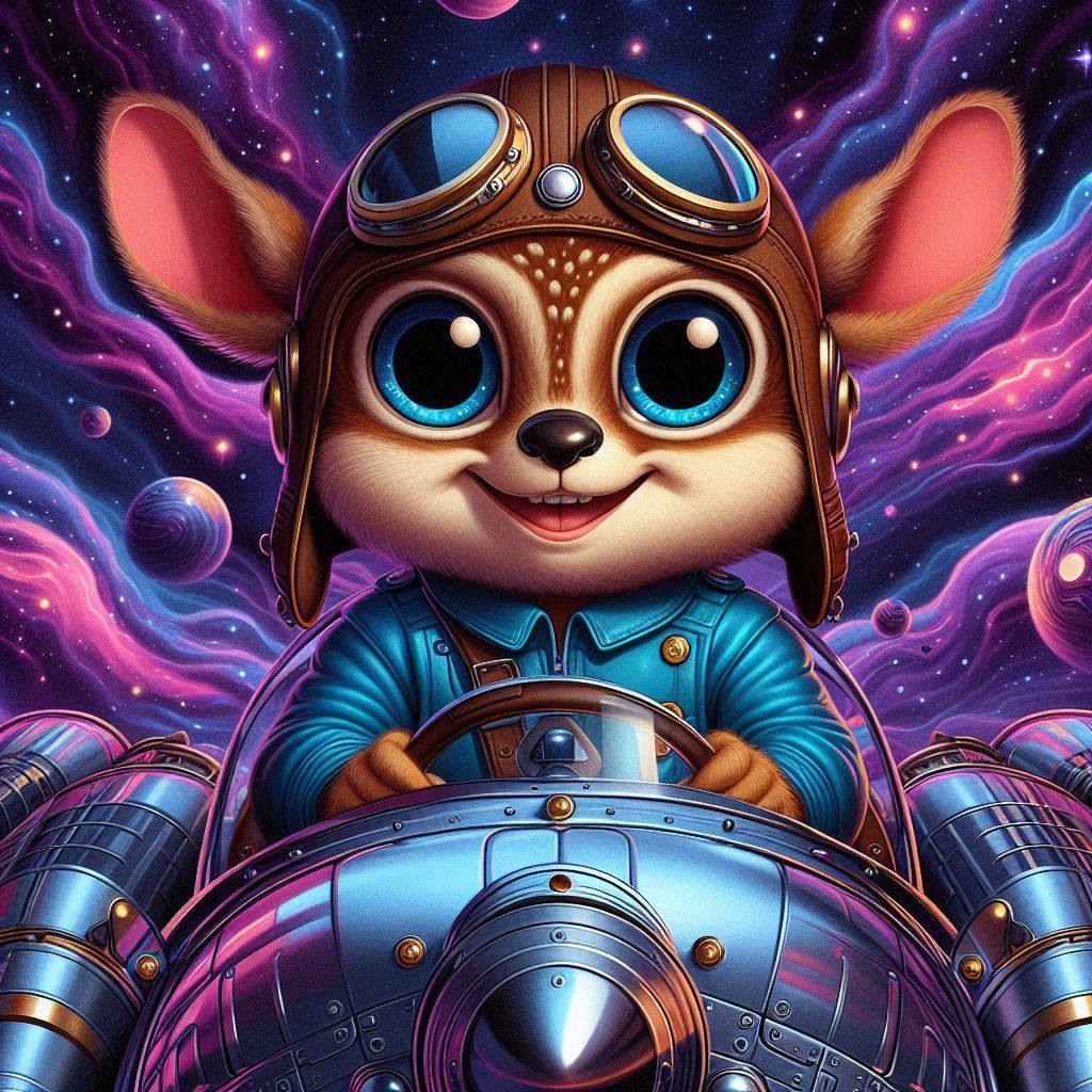 chibi spaceship pilot