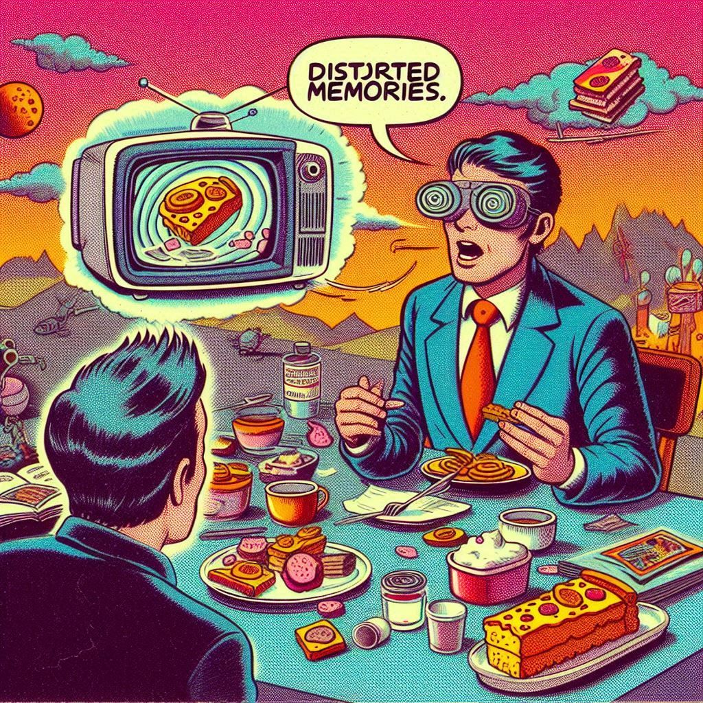 <lora:Dreams Of The Future:1.0>
Distorted Memories, 1970s style sci-fi pulp cartoon style