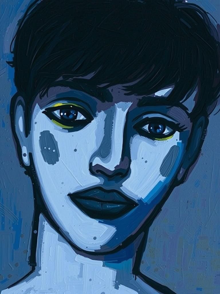 An impasto post-impressionist oil painting of a stunning woman 8k resolution concept art Van Gogh post-impressionism oil on canvas beautiful...