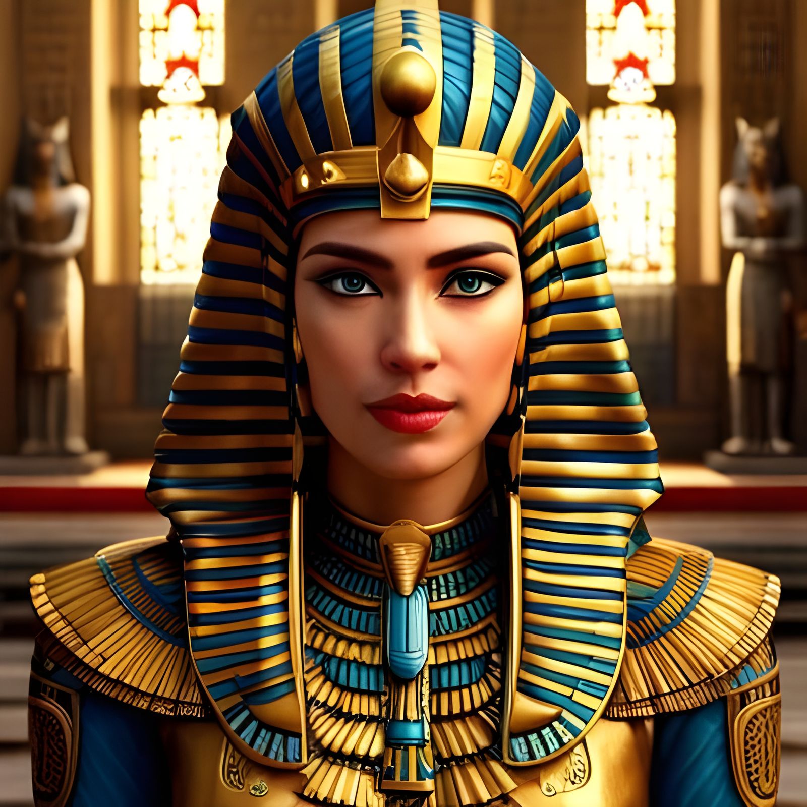 Egyptian Queen - AI Generated Artwork - NightCafe Creator