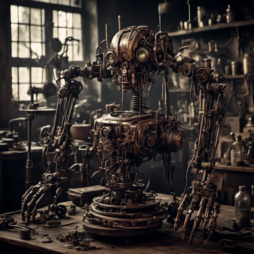 <lora:Mechanics:1.0> one medical robot
