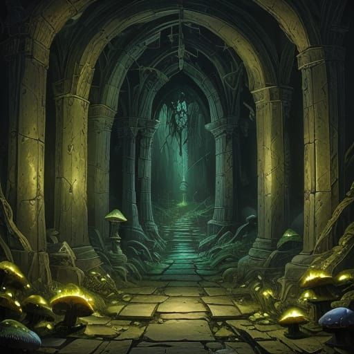 Whimsical Mushroom Home in Enchanted Woods