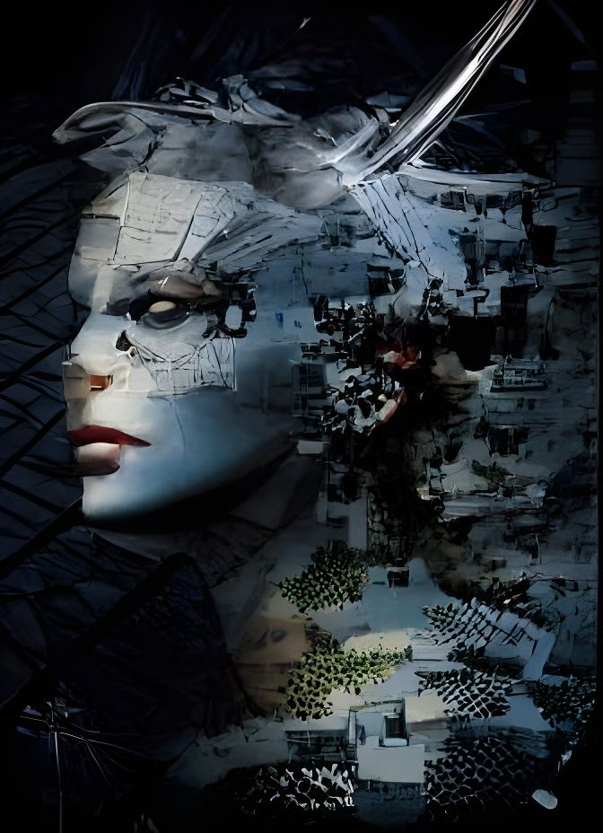The Matrix AI Acrylic Art - PhelanVoin's AI Acrylic Art