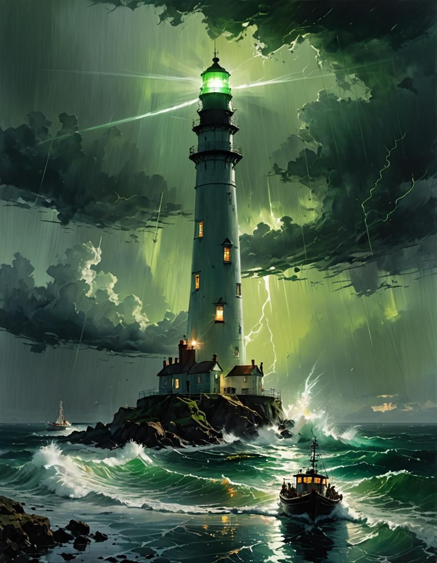 cursed lighthouse  by @Trickster